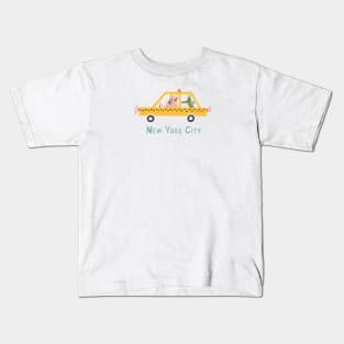 Monsters in New York Kids T-Shirt